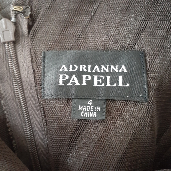 ADRIANNA PAPELL Shutter Pleat Dress NWOT - Picture 8 of 9